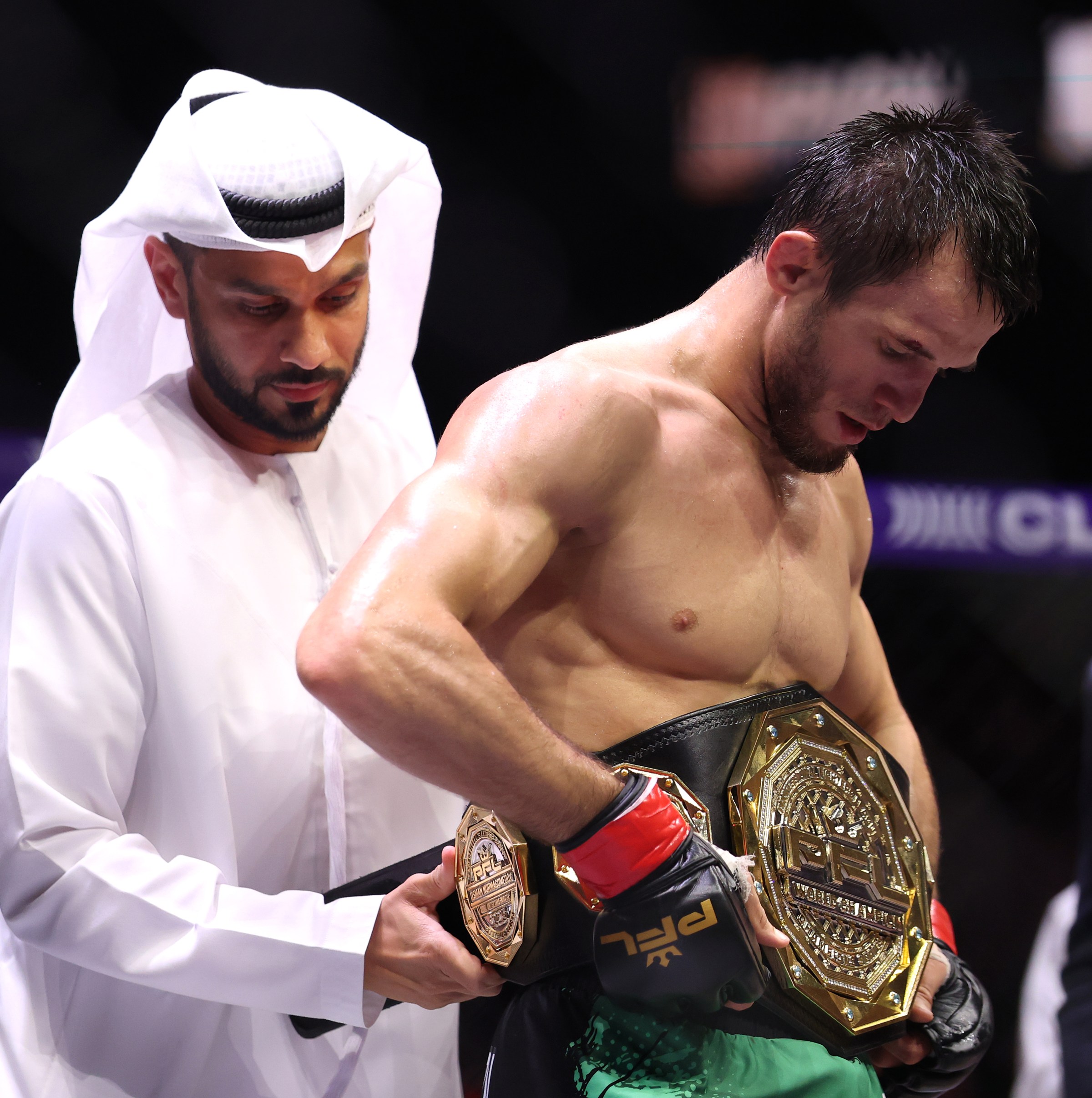 PFL Dubai results: Usman Nurmagomedov chokes Alfie Davis out cold to defend title