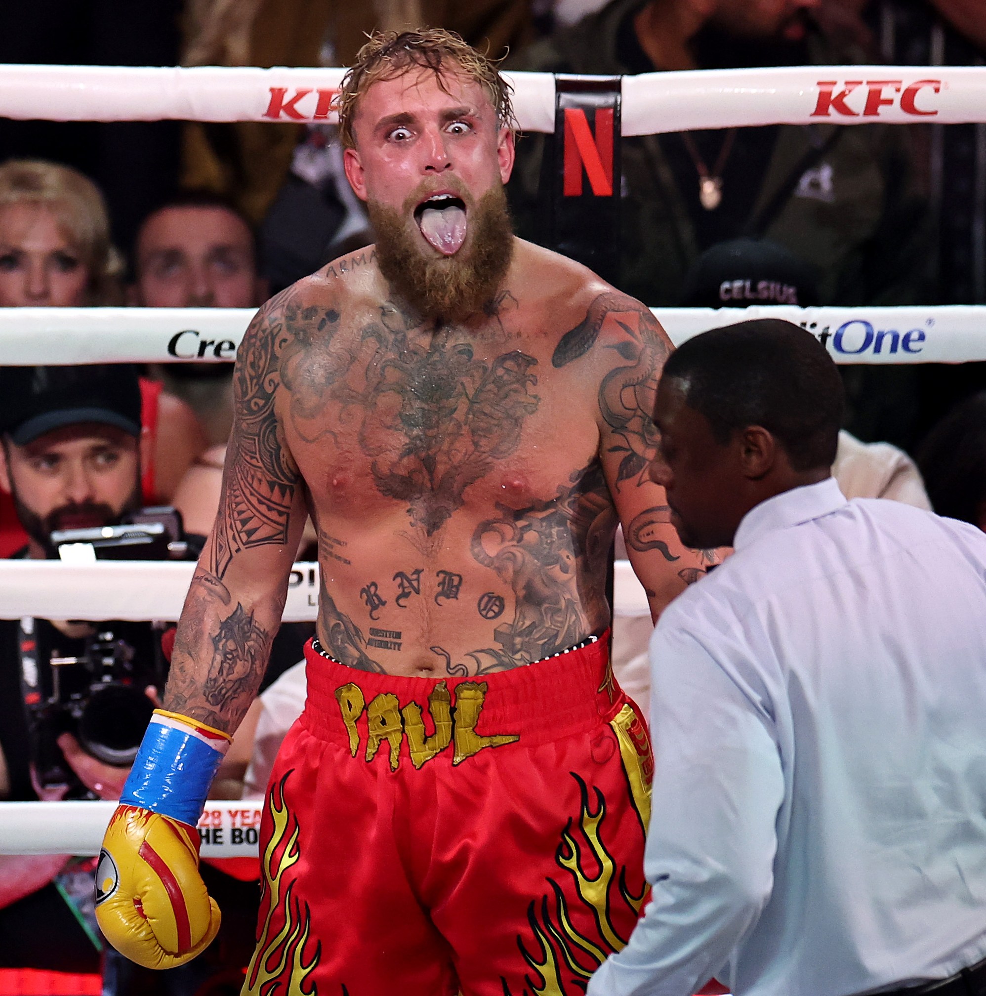 Jake Paul shut out on scorecards against Anthony Joshua, including 10-7 round before knockout loss