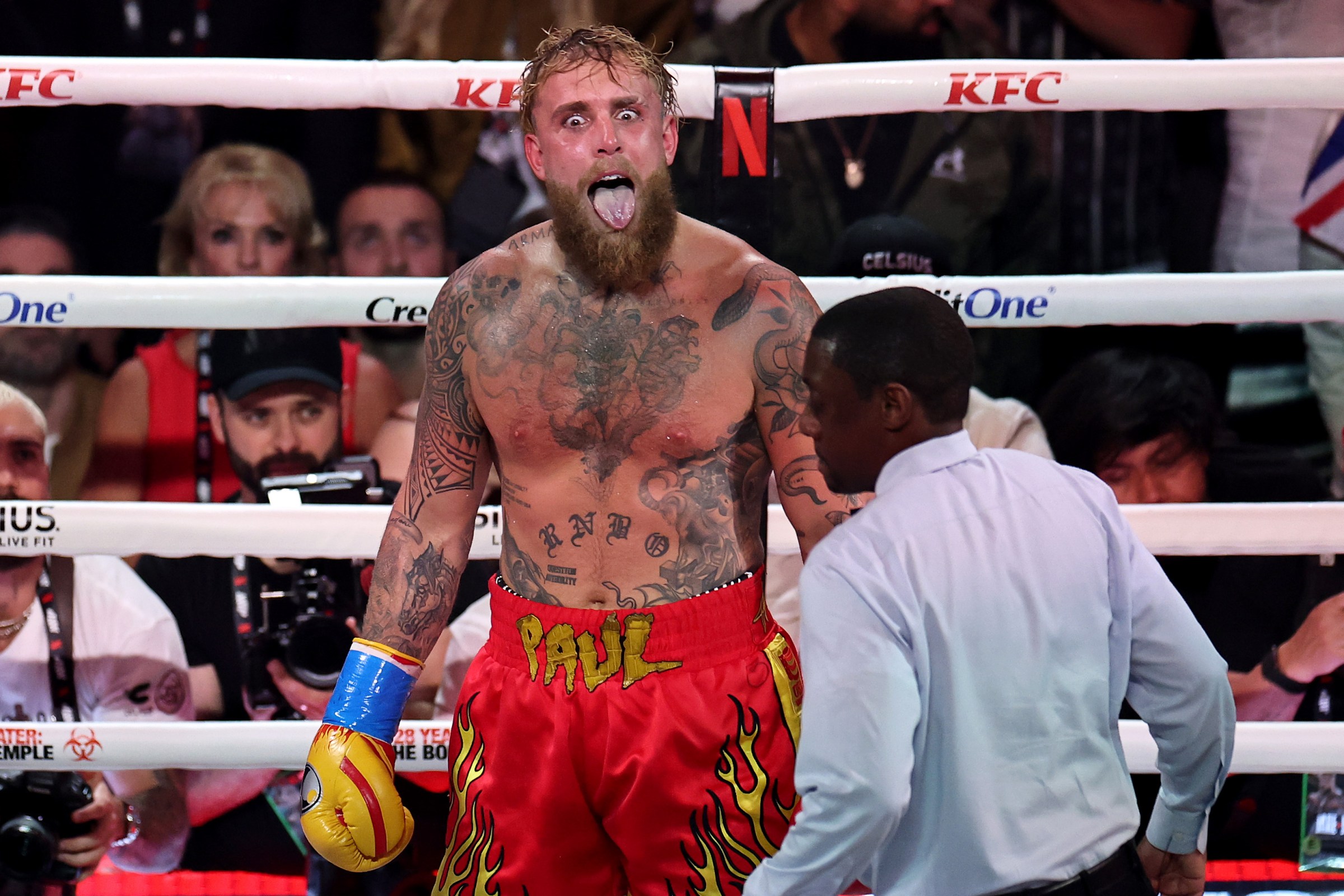 Jake Paul shut out on scorecards against Anthony Joshua, including 10-7 round before knockout loss
