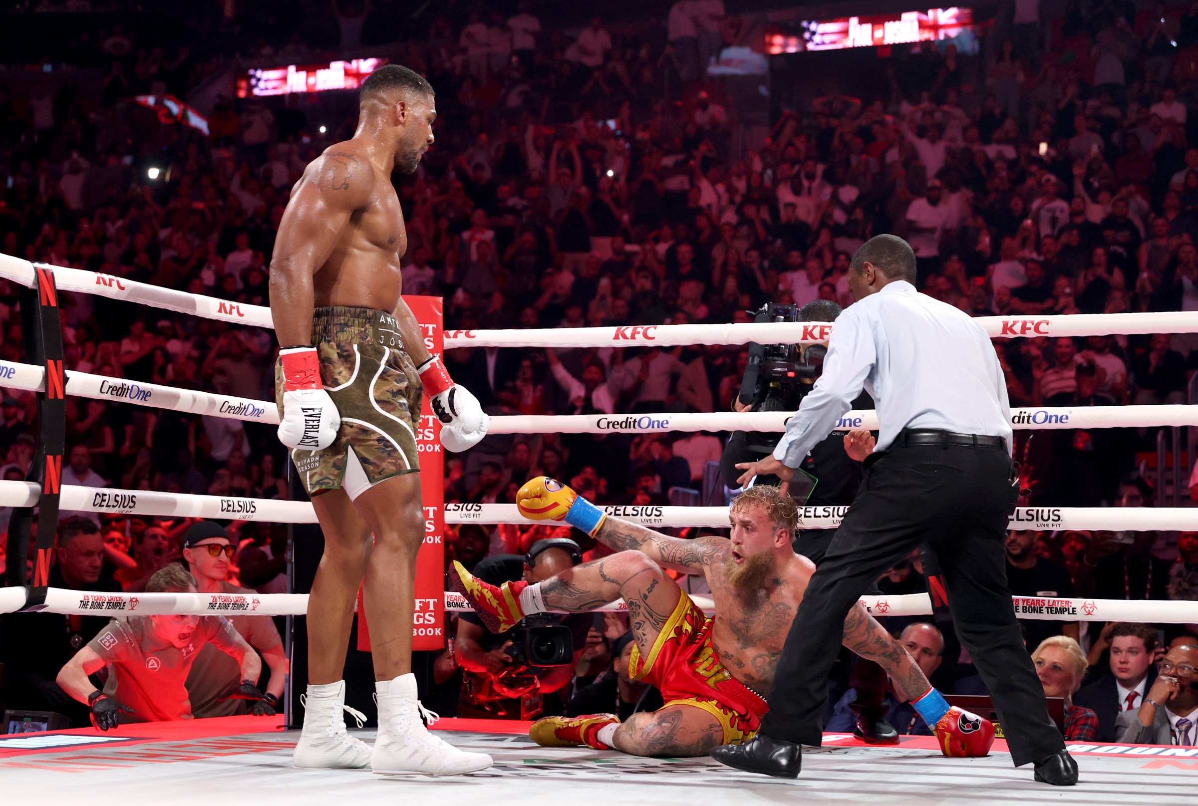 Paul vs. Joshua post-fight show: Reaction to Anthony Joshua’s jaw-breaking knockout of Jake Paul