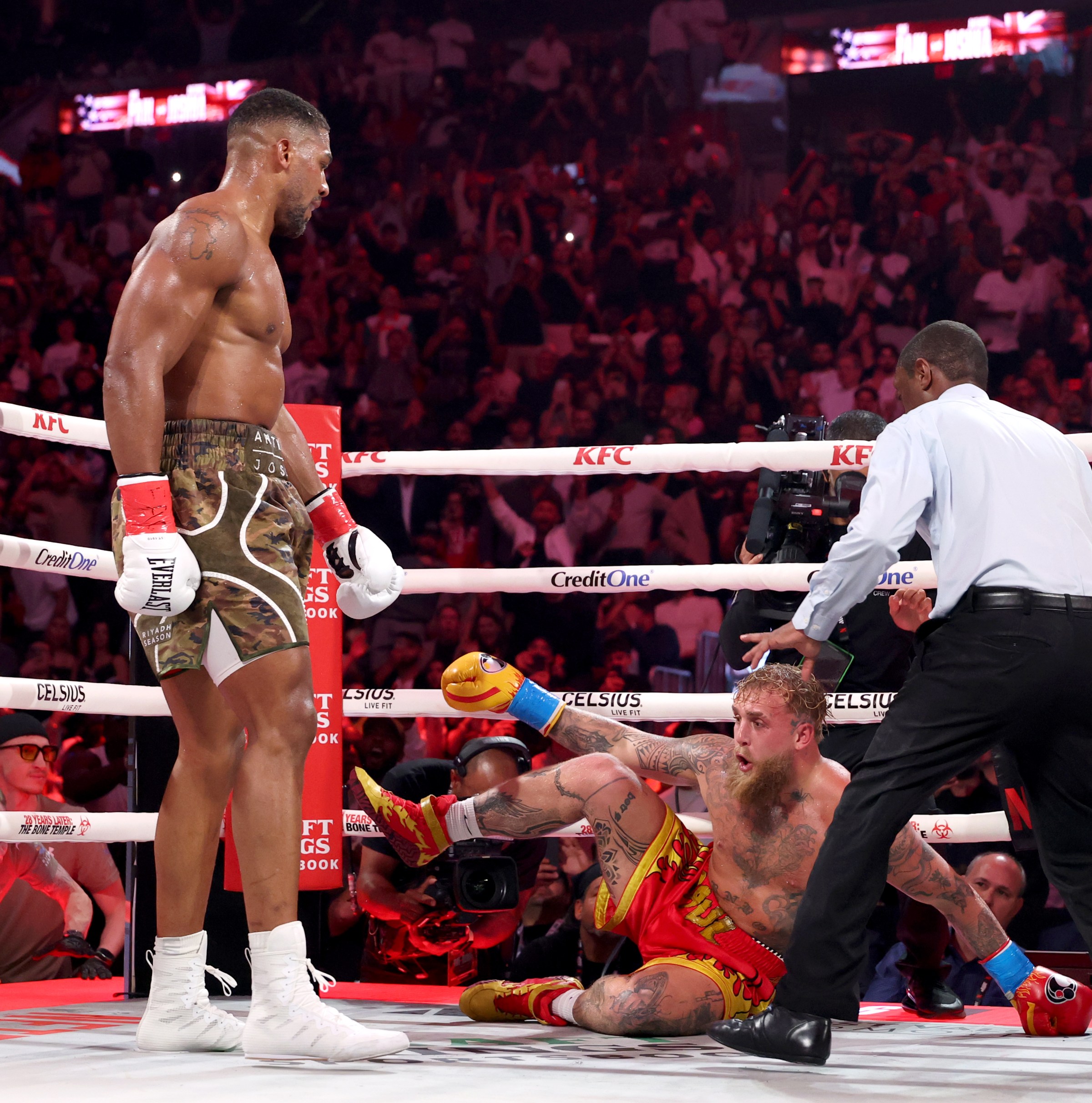 Paul vs. Joshua post-fight show: Reaction to Anthony Joshua’s jaw-breaking knockout of Jake Paul