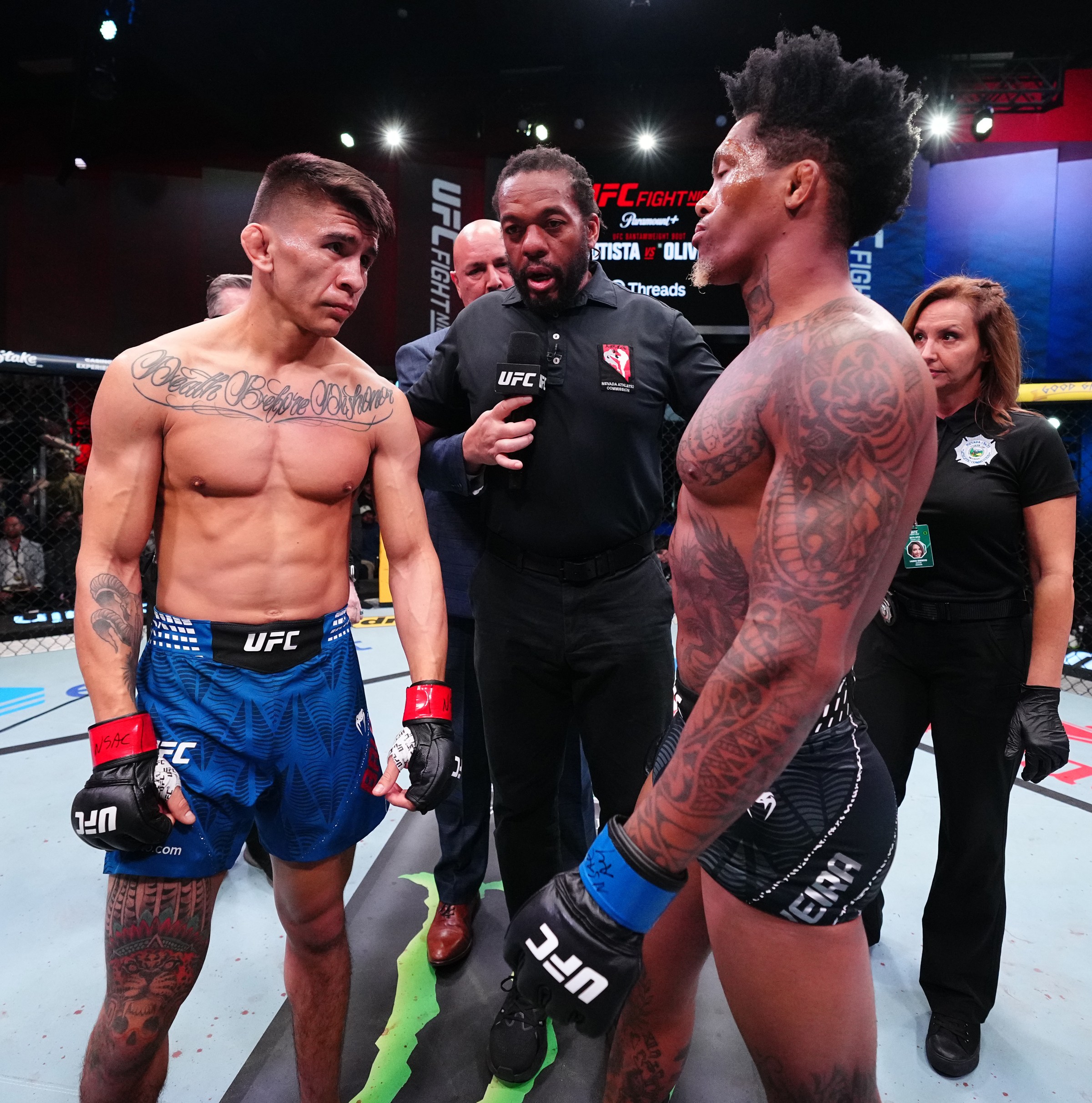 ‘It seems like you want to kiss me’: Mario Bautista reveals words exchanged with Vinicius Oliveira in faceoff before UFC Vegas 113