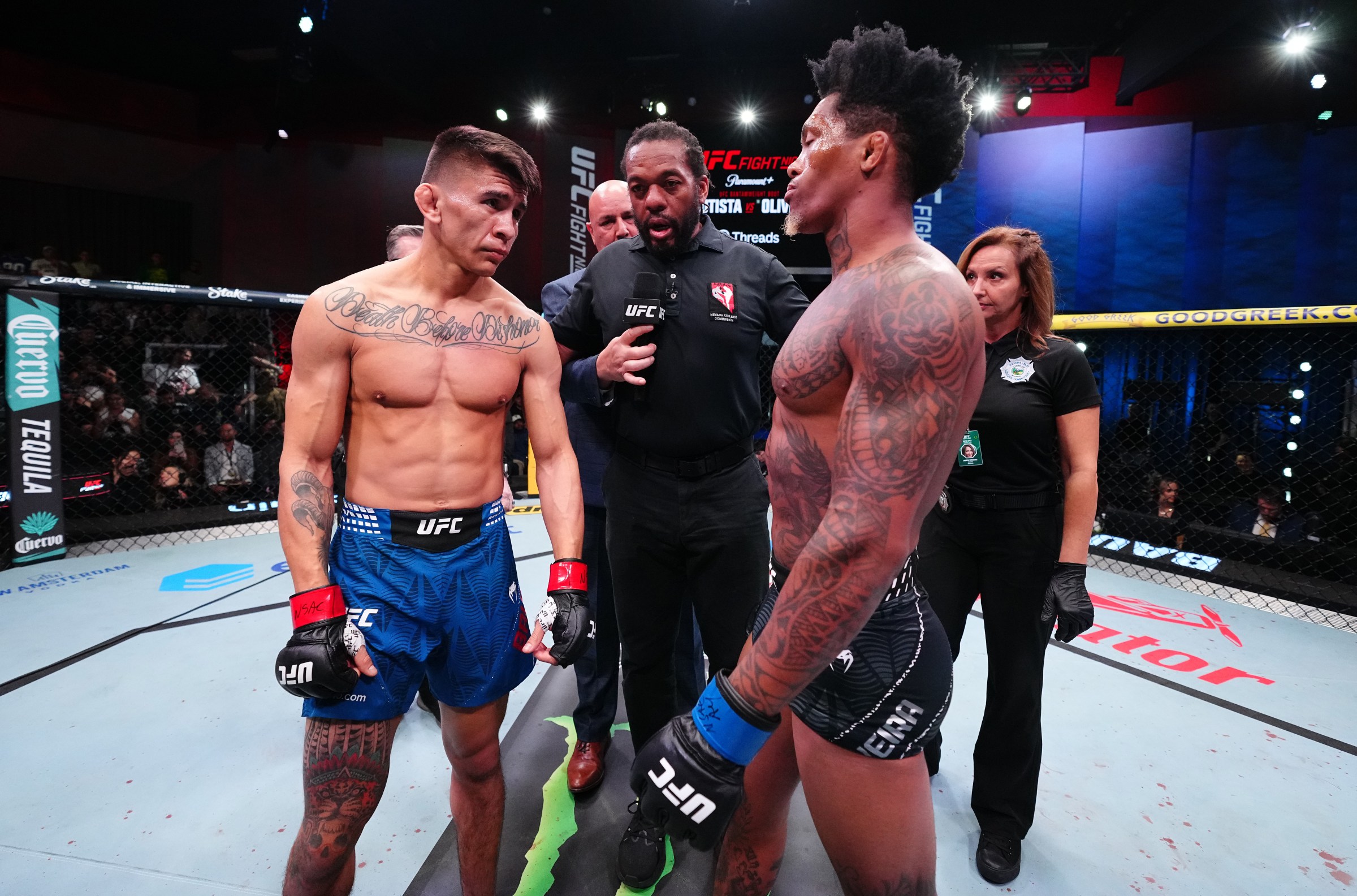 ‘It seems like you want to kiss me’: Mario Bautista reveals words exchanged with Vinicius Oliveira in faceoff before UFC Vegas 113