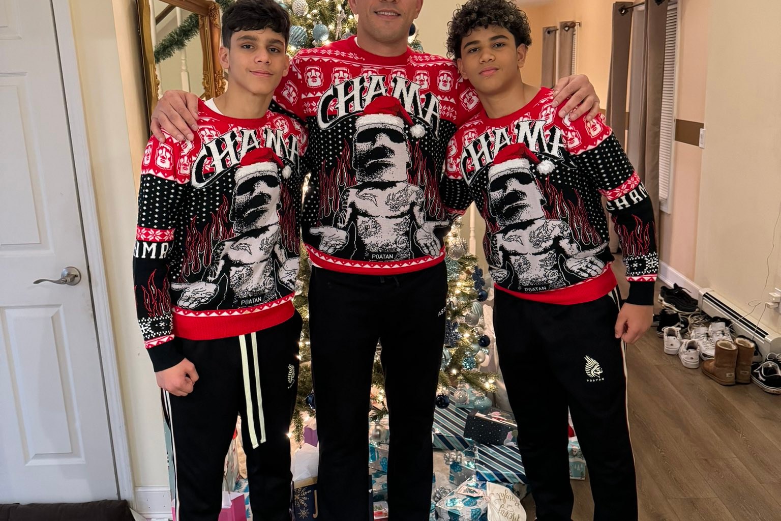MMA pros celebrate the holiday season