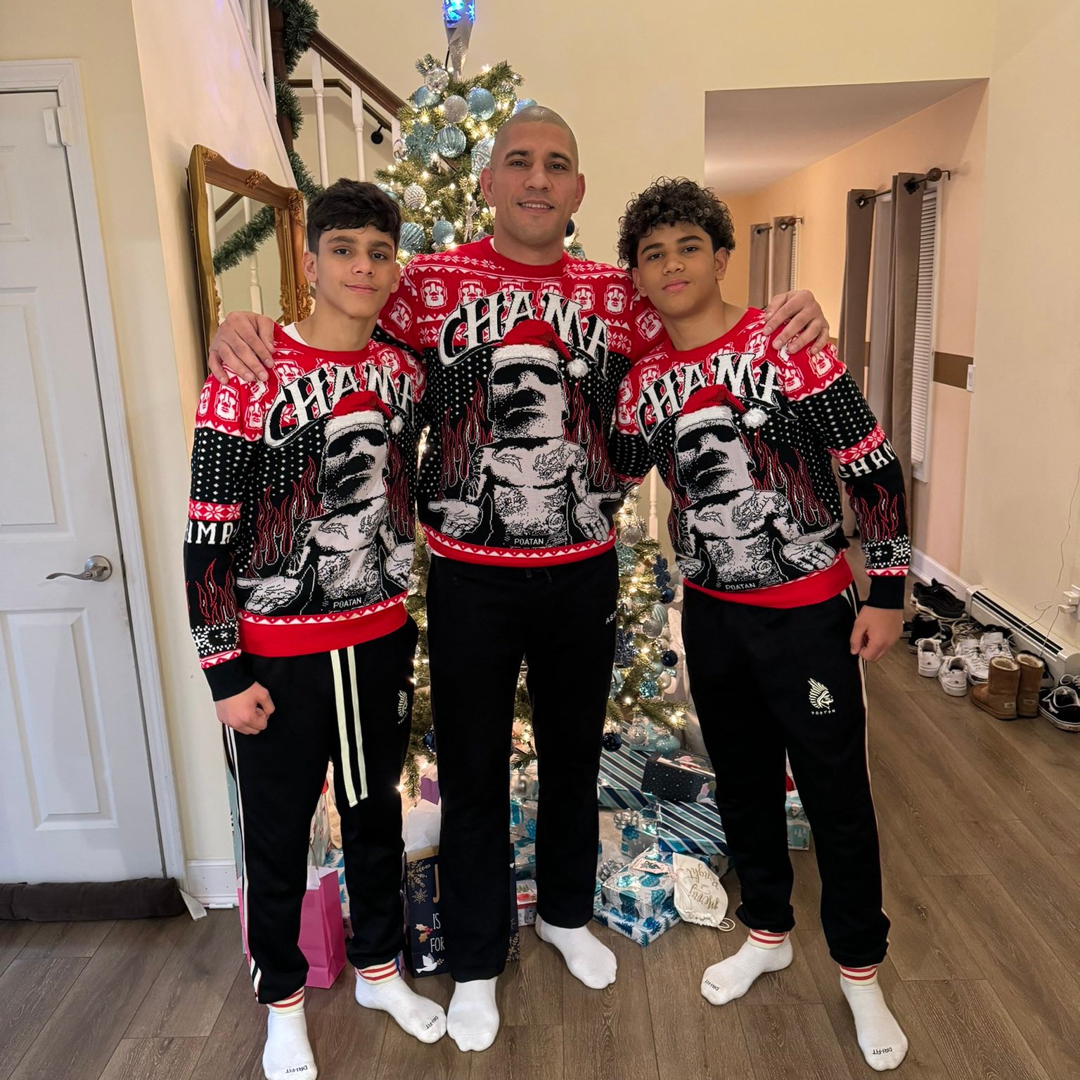 MMA pros celebrate the holiday season