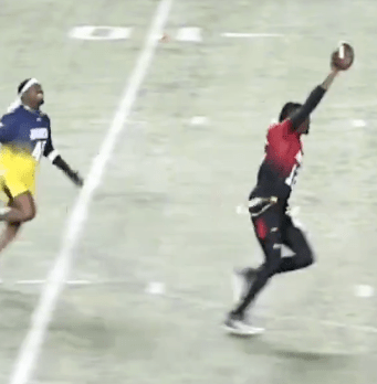Video: Jon Jones gets torched by Dwight Howard at celebrity flag football game