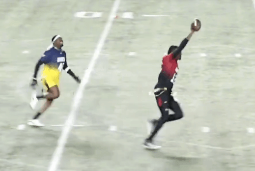 Video: Jon Jones gets torched by Dwight Howard at celebrity flag football game